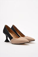 Trendyol Shoes Bej Kadın Klasik Topuklu Ayakkabı TAKAW22TO0010
