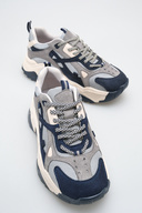 Ice Navy Blue Suede