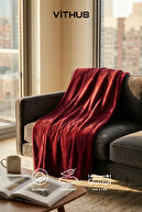 Striped Claret Red