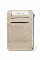Beige Glitter Wallet