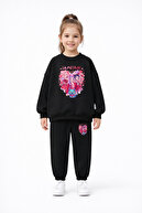 fasardi KPOP Demon Hunters Huntrix Rumi Mira Baskılı Oversize