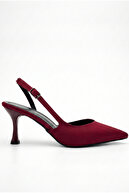 Claret Red Satin