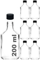 Black 6 Pcs (Plastic)