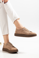 Beige Suede