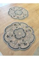 Cream silver anthracite glitter coffee table