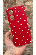 Mini White Heart Patterned