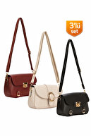 Claret Red Black Beige