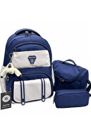 Navy Blue, Beige