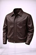 Brown Carbon Leather