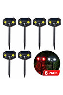 6 Pcs Garden Lamp with Sensor 50 cm