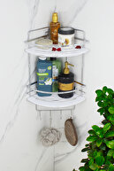 Chrome-White Shelf