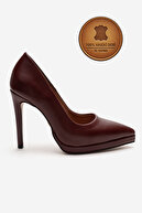 Burgundy Leather
