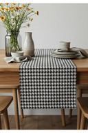 Black and White Houndstooth
