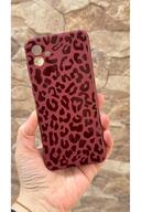 Burgundy Leopard Pattern