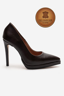 Brown leather