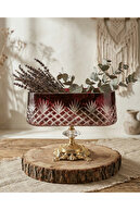 Burgundy Cast Iron Leg