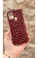 Burgundy Leopard Pattern