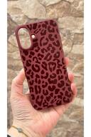 Burgundy Leopard Pattern