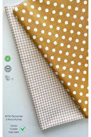 Brown and Beige Checkered