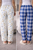 Duck Pattern and Blue Plaid