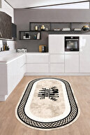 Beige-Oval