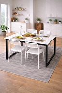 Table= White/Black- Chair= White