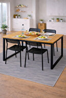 Table= Pine/Black- Chair= Black