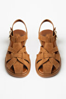 Tan suede