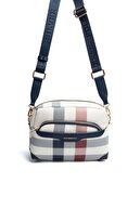 Plaid White-Navy