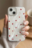 Red Heart with Camera Stone