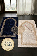 Navy blue-Cream-Gold