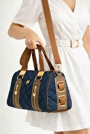 Blue navy blue tan