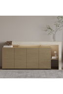 Travertine/Hot Oak