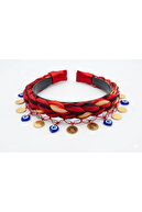 Red evil eye crown