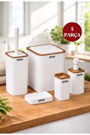 White Square Wooden Mina