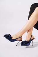 Navy Blue Satin