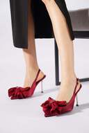 Claret Red Satin