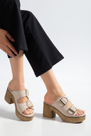 Beige Suede