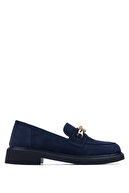 Navy Blue Suede
