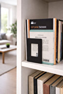 Black Rectangle Modern Book Holder