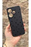 Mini Black Heart Patterned