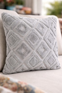 Square Puffy Grey Baklava