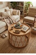 Natural Rattan 71x45x71cm