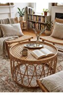 Natural Rattan 83x45x83 cm