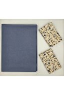 indigo-beige gonca