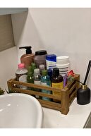 YUNUSOĞLU HOME Çok Amaçlı Ahşap Düzenleyici Organizer Masa Üstü Mutfak-banyo Rafı Tezgah Üstü