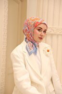 Blue Lilac, Peach, Orange, White, Gray