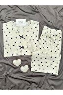 Black Heart Patterned