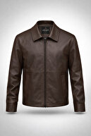 Brown leather
