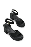 Black Leather Textured